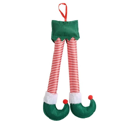Sunisery Christmas Decorative Hanging Pendant Red Striped Elf Leg Automobile Decoration Ornaments
Sunisery Christmas Decorative Hanging Pendant Red Striped Elf Leg Automobile Decoration Ornaments