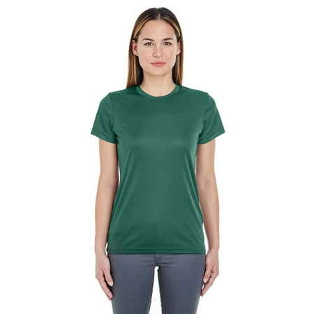 UltraClub 8620L Ladies Cool Dry Basic Performance T-Shirt - Forest Green - Medium