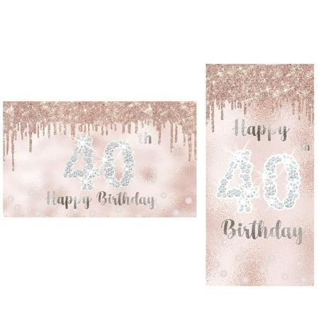 Joyiou Happy 40th Birthday Decorations for Her Rose Gold 40th Birthday Gifts Party Supplies for Wom
Joyiou Happy 40th Birthday Decorations for Her Rose Gold 40th Birthday Gifts Party Supplies for Wom