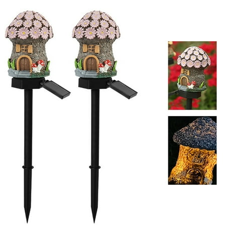 2pcs Creative Solar Resin Mushroom House Light Outdoor Waterproof LED Cartoon Ground Plug Light Garden Decoration Lawn Landscape Lamp (Pink)
2pcs Creative Solar Resin Mushroom House Light Outdoor Waterproof LED Cartoon Ground Plug Light Garden Decoration Lawn Landscape Lamp (Pink)
