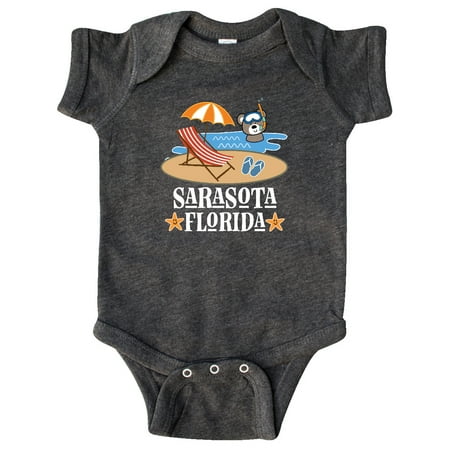 Inktastic Sarasota Florida Beach Vacation Gift Baby Boy or Baby Girl Bodysuit