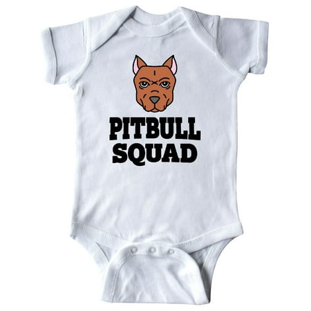 Inktastic Dog Pitbull Squad Gift Baby Boy or Baby Girl Bodysuit