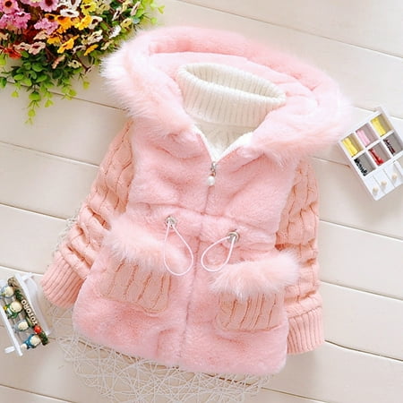 Hotiary Winter Zip-Up Thickened Sweater Jacket for Girls Solid Color Casual Hooded Coat with Pockets for 1-5 Years Toddler
Hotiary Winter Zip-Up Thickened Sweater Jacket for Girls Solid Color Casual Hooded Coat with Pockets for 1-5 Years Toddler