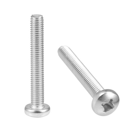 M8x55mm Machine Screws Pan Phillips Cross Head Screw Bolts 5Pcs