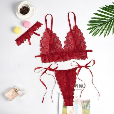 yotyukeb Sleepwear For Womens Pajamas For Women Bras For Women New Lace 3-Pc Bandage Lingerie Women Underwear Sleepwear Wireless Bra
yotyukeb Sleepwear For Womens Pajamas For Women Bras For Women New Lace 3-Pc Bandage Lingerie Women Underwear Sleepwear Wireless Bra