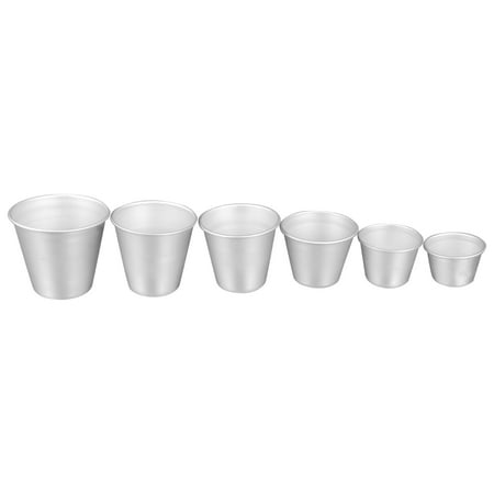 6pcs Aluminum Alloy Round Mini Cake Pan Pudding Mold DIY Baking Kitchen Tools
6pcs Aluminum Alloy Round Mini Cake Pan Pudding Mold DIY Baking Kitchen Tools