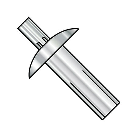 1/8X7/32 Brazier Aluminum Drive Rivet With Stainless Steel Pin (Pack Qty 1 000) BC-05219ABSS