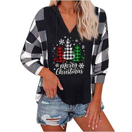 Womens Hooded Sweatshirt Casual V Neck Funny Sweatshirts Color Block Pullover Loose Shirt Blouse
Womens Hooded Sweatshirt Casual V Neck Funny Sweatshirts Color Block Pullover Loose Shirt Blouse