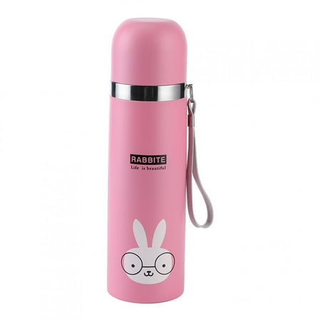 Vacuum Cup Food Grade Insulation Water Bottle Travel Keep Cold & Hot Water For Hiking Children Pink 500ml
Vacuum Cup Food Grade Insulation Water Bottle Travel Keep Cold & Hot Water For Hiking Children Pink 500ml