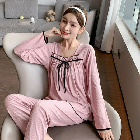 DanceeMangoo Womens Pajama Set Spring Autumn Lace Sleepwear Shirt Women Pijamas Set Long Sleeve Sweet Leisure Girls Trousers Outwear Clothes
DanceeMangoo Womens Pajama Set Spring Autumn Lace Sleepwear Shirt Women Pijamas Set Long Sleeve Sweet Leisure Girls Trousers Outwear Clothes