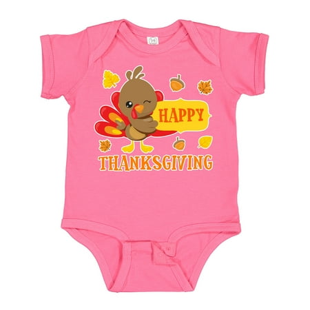 Inktastic Happy Thanksgiving with Cute Turkey and Leaves Gift Baby Boy or Baby Girl Bodysuit
Inktastic Happy Thanksgiving with Cute Turkey and Leaves Gift Baby Boy or Baby Girl Bodysuit