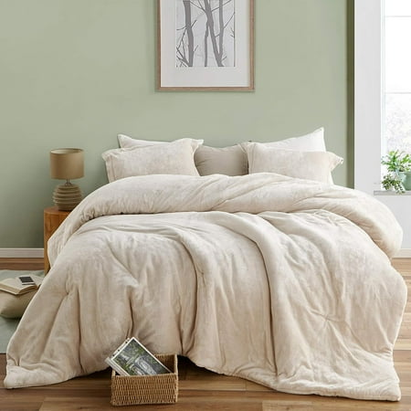 HTYSUPPLY Plush - Coma Inducer Oversized King Comforter - Almond Milk