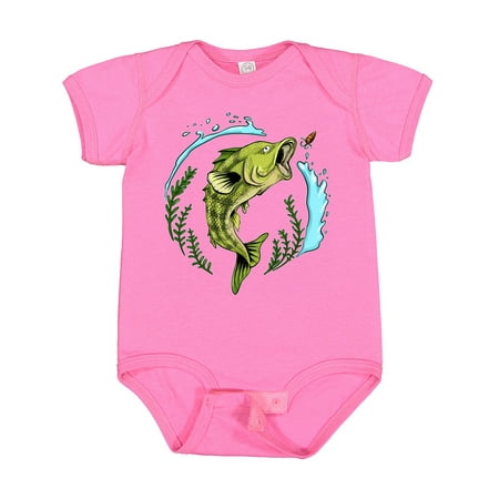 Inktastic Leaping Bass Fish- Fishing Illustration Gift Baby Boy or Baby Girl Bodysuit
Inktastic Leaping Bass Fish- Fishing Illustration Gift Baby Boy or Baby Girl Bodysuit
