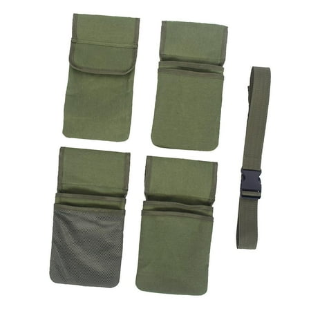 Gardening Tool Waist Bag Belt Heavy Duty Canvas Tool Apron with 4 Pockets of Different Sizes and Depth
Gardening Tool Waist Bag Belt Heavy Duty Canvas Tool Apron with 4 Pockets of Different Sizes and Depth