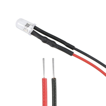 5Pcs DC 12V 5mm Pre Wired LED Flashing Yellow Light Round Top Clear Lens Light Emitting Diodes with Edge
5Pcs DC 12V 5mm Pre Wired LED Flashing Yellow Light Round Top Clear Lens Light Emitting Diodes with Edge