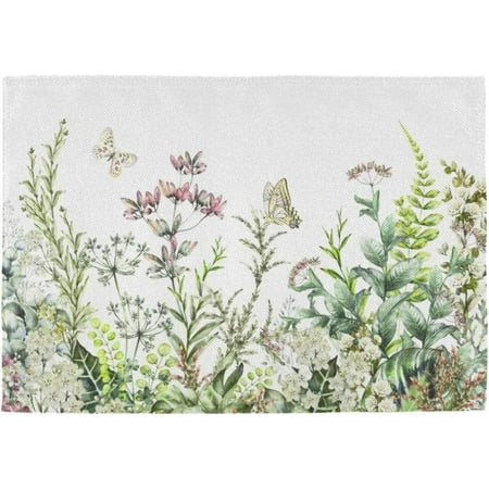 Hyjoy Placemats Set of 4 Spring Butterfly Heat-Resistant Non-Slip Double Sided Washable Kitchen Dining Table Mats for Kitchen Table Decoration 12 x 18 Inch
Hyjoy Placemats Set of 4 Spring Butterfly Heat-Resistant Non-Slip Double Sided Washable Kitchen Dining Table Mats for Kitchen Table Decoration 12 x 18 Inch