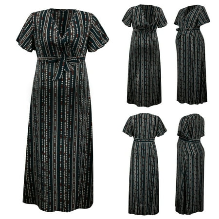 Juebong Maternity Dress for Photography V-Neck Short Sleeve Gown Maxi Pregnancy Dresses for Photoshoot Vintage Print Dresses with Belt
Juebong Maternity Dress for Photography V-Neck Short Sleeve Gown Maxi Pregnancy Dresses for Photoshoot Vintage Print Dresses with Belt