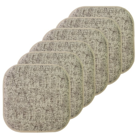 Broadway Memory Foam No Slip Back 16 x 16 Chair Pad Cushion 6 Pack - Cream-Chocolate
Broadway Memory Foam No Slip Back 16 x 16 Chair Pad Cushion 6 Pack - Cream-Chocolate