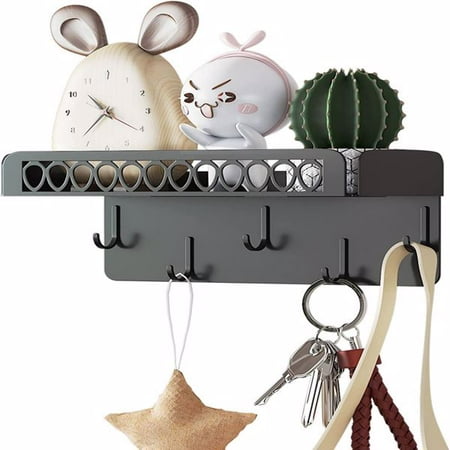 Key hook holder mail manager and kitchen storage for wall decoration with 5 key hooks
Key hook holder mail manager and kitchen storage for wall decoration with 5 key hooks