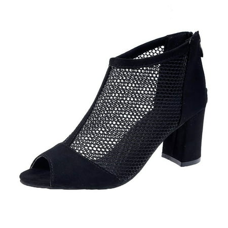 Sandals Women Summer New Sexy Sandals Fish Mouth Zipper Thick Heel Sandals Suede Breathable
Sandals Women Summer New Sexy Sandals Fish Mouth Zipper Thick Heel Sandals Suede Breathable