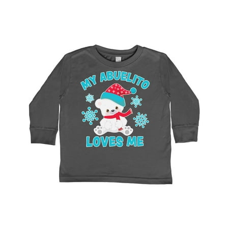 Inktastic Polar Bear My Abuelito Loves Me in Santa Hat with Snowflakes Gift Toddler Boy or Toddler Girl Long Sleeve T-Shirt
Inktastic Polar Bear My Abuelito Loves Me in Santa Hat with Snowflakes Gift Toddler Boy or Toddler Girl Long Sleeve T-Shirt