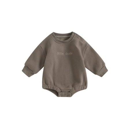 Bagilaanoe Newborn Baby Boy Oversized Romper Sweatshirt Long Sleeve Bodysuit Letter Print Pullover 3M 6M 12M 18M Infant Casual Tee Tops
Bagilaanoe Newborn Baby Boy Oversized Romper Sweatshirt Long Sleeve Bodysuit Letter Print Pullover 3M 6M 12M 18M Infant Casual Tee Tops