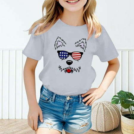 Hbdhejl Toddler Boys Girls Shirts Kids America Flag Shirts 4Th Of July T Shirt Patriotic Tops Tee Independence Day Clothes Outfits Light Gray 4-5 Years
Hbdhejl Toddler Boys Girls Shirts Kids America Flag Shirts 4Th Of July T Shirt Patriotic Tops Tee Independence Day Clothes Outfits Light Gray 4-5 Years