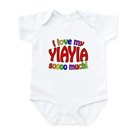 CafePress - I Love My YIAYIA Soooo Much! Body Suit - Baby Light Bodysuit Size Newborn - 24 Months
CafePress - I Love My YIAYIA Soooo Much! Body Suit - Baby Light Bodysuit Size Newborn - 24 Months
