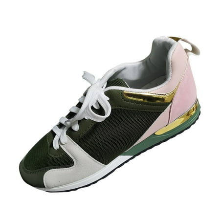 HGWXX7 Ladies Fashion Large Size Mesh Color Block Lightweight Sneakers Fall Shoes
HGWXX7 Ladies Fashion Large Size Mesh Color Block Lightweight Sneakers Fall Shoes