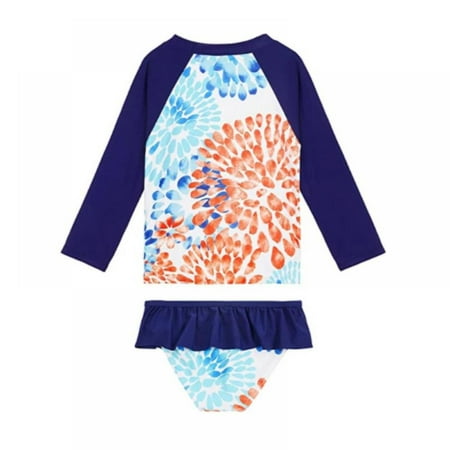 Sunwukong Baby/Toddler Girls Rash Guard 2-Piece Swimsuit Set - Long Sleeve Bikini with UPF 50+ Sun Protection
Sunwukong Baby/Toddler Girls Rash Guard 2-Piece Swimsuit Set - Long Sleeve Bikini with UPF 50+ Sun Protection