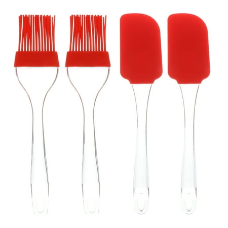 HOMEMAXS 4Pcs Kitchen Silicone Oil Brushes Spatula Set Kitchen Baking Outdoor BBQ Tools
HOMEMAXS 4Pcs Kitchen Silicone Oil Brushes Spatula Set Kitchen Baking Outdoor BBQ Tools