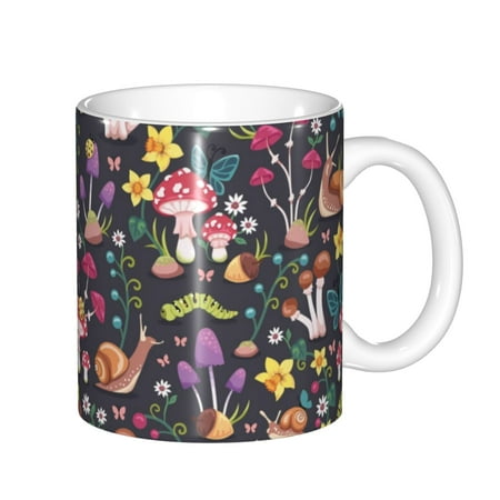 Zeuib Mushrooms Snails Butterflies Ceramic Coffee Mug with Large Handle,Modern Reactive Glaze Dishwasher & Microwave Safe – Perfect for Home Office Café Gift-Ready
Zeuib Mushrooms Snails Butterflies Ceramic Coffee Mug with Large Handle,Modern Reactive Glaze Dishwasher & Microwave Safe – Perfect for Home Office Café Gift-Ready