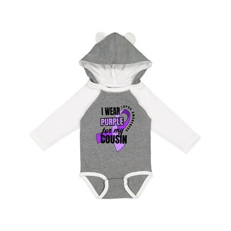 Inktastic I Wear Purple For My Cousin Lupus Awareness Gift Baby Boy or Baby Girl Long Sleeve Bodysuit
Inktastic I Wear Purple For My Cousin Lupus Awareness Gift Baby Boy or Baby Girl Long Sleeve Bodysuit