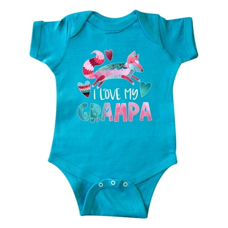 Inktastic I Love My Grampa Pink and Blue Fox with Hearts Gift Baby Boy or Baby Girl Bodysuit
Inktastic I Love My Grampa Pink and Blue Fox with Hearts Gift Baby Boy or Baby Girl Bodysuit