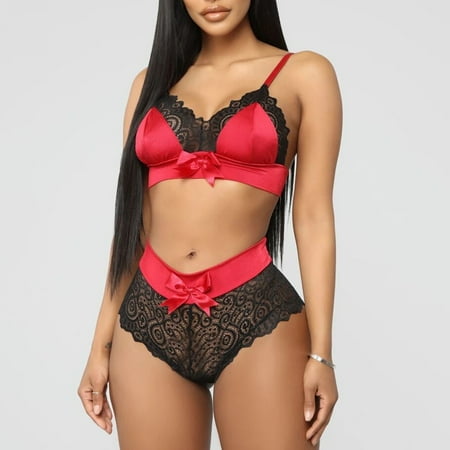 YIWEI Womens Lingerie Set Lace Push Up Bra Underwear Sleepwear Nightwear Red L
YIWEI Womens Lingerie Set Lace Push Up Bra Underwear Sleepwear Nightwear Red L