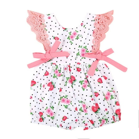 Toddler Girls Bodysuits Floral Printed Polka Dot Strawberry Printed Daily Kids Children Infant Clothes Cartoon Trendy Soft Cute Outwear Streetwear Spring Summer Rompers Jumpsuits
Toddler Girls Bodysuits Floral Printed Polka Dot Strawberry Printed Daily Kids Children Infant Clothes Cartoon Trendy Soft Cute Outwear Streetwear Spring Summer Rompers Jumpsuits