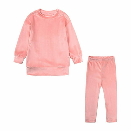 Girls Crew Neck Long Sleeve Casual Gold Silk Trousers Set Toddler Baby Girls Autumn Winter Warm Tracksuit Solid Color Suit Children Casual Top Bottom Pyjamas Sleepwear Loungewear
Girls Crew Neck Long Sleeve Casual Gold Silk Trousers Set Toddler Baby Girls Autumn Winter Warm Tracksuit Solid Color Suit Children Casual Top Bottom Pyjamas Sleepwear Loungewear