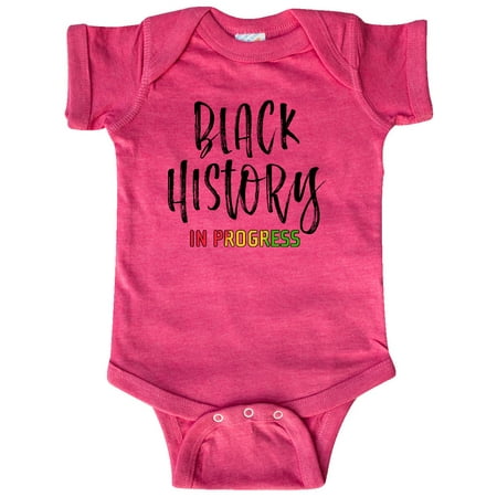 Inktastic Black History In Progress Gift Baby Boy or Baby Girl Bodysuit