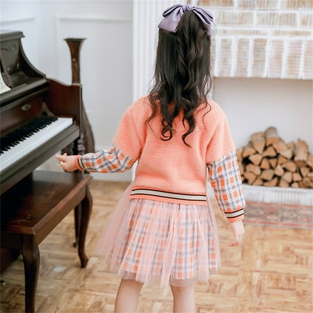 PEASKJP Girls Summer Dresses Summer Toddler Girls Puffy Chiffon Short Sleeve Round Neckline Dress Orange 5-6 Years
PEASKJP Girls Summer Dresses Summer Toddler Girls Puffy Chiffon Short Sleeve Round Neckline Dress Orange 5-6 Years