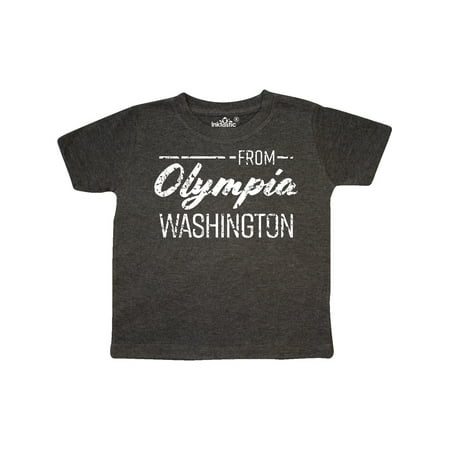 Inktastic From Olympia Washington in White Distressed Text Gift Toddler Boy or Toddler Girl T-Shirt
Inktastic From Olympia Washington in White Distressed Text Gift Toddler Boy or Toddler Girl T-Shirt
