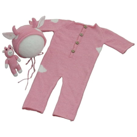 Baby Jumpsuit Fleece Footed Knitted Fashionable Clothes Outfits Set for Photography Birthday Party Newborn Unisex - pink
Baby Jumpsuit Fleece Footed Knitted Fashionable Clothes Outfits Set for Photography Birthday Party Newborn Unisex - pink