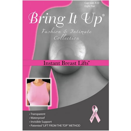 Instant Breast Lifts - Clear - A-D Cups (8 Pairs)