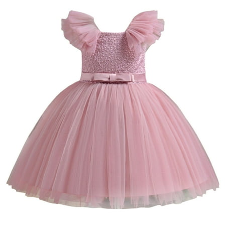 Child Girls Tulle Pageant Dress Party Bow Knot Fly Sleeve Gown Dresses Baby Girl White Dress Baby Wedding Outfit Girl Toddler Girls Dress
Child Girls Tulle Pageant Dress Party Bow Knot Fly Sleeve Gown Dresses Baby Girl White Dress Baby Wedding Outfit Girl Toddler Girls Dress