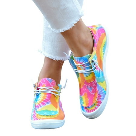 sandals for Women Women Slip On Shoes Tie Dye Non Positioning Printing Flat Sneakers Fashion Casual Lace Up Casual Shoes Soft Sole Sneakers Cotton Dress Sandals for Women Yellow
sandals for Women Women Slip On Shoes Tie Dye Non Positioning Printing Flat Sneakers Fashion Casual Lace Up Casual Shoes Soft Sole Sneakers Cotton Dress Sandals for Women Yellow