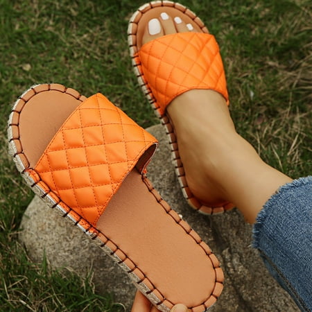 absuyy Slide Sandals for Women- Retro Fashion Casual Open Toe New Style Summer Flat Slide Sandals #118 Orange-7.5
absuyy Slide Sandals for Women- Retro Fashion Casual Open Toe New Style Summer Flat Slide Sandals #118 Orange-7.5