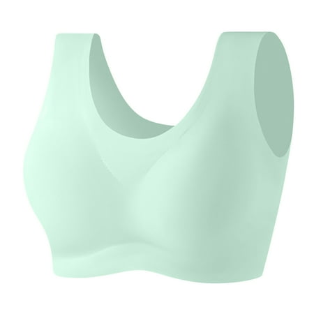 njshnmn Bralettes For Women Seamless Bra with Full Coverage Wireless Bra Green M
njshnmn Bralettes For Women Seamless Bra with Full Coverage Wireless Bra Green M