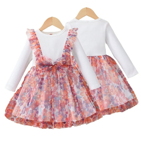 KYAIGUO Baby Girl Long Sleeve Tutu Dress Knit Sweater Tulle Princess Spring Fall Floral Dresses Toddler Dress Flower Party Birthday Skirt for 18M-6T
KYAIGUO Baby Girl Long Sleeve Tutu Dress Knit Sweater Tulle Princess Spring Fall Floral Dresses Toddler Dress Flower Party Birthday Skirt for 18M-6T