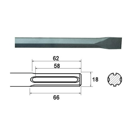 Faithfull - SDS Max Chisel 300mm