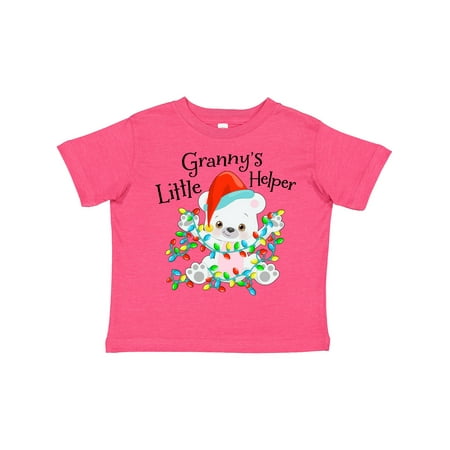 Inktastic Granny s Little Helper Cute Polar Bear with Christmas Lights Gift Toddler Boy or Toddler Girl T-Shirt
Inktastic Granny s Little Helper Cute Polar Bear with Christmas Lights Gift Toddler Boy or Toddler Girl T-Shirt