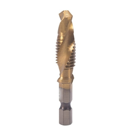M10(1.5mm) M3-M10 Hex Shank Titanium Plated HSS Hand Screw Thread Metric Tap Drill Bits 
M10(1.5mm) M3-M10 Hex Shank Titanium Plated HSS Hand Screw Thread Metric Tap Drill Bits